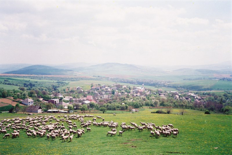 Pohľad na obec 1996